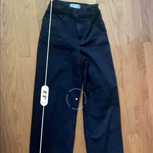 Black madewell perfect vintage wide leg jeans
